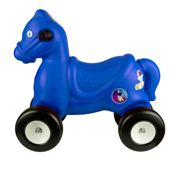 Calut cu roti, albastru - ROBENTOYS - imagine 2