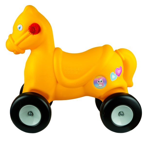 Calut cu roti, galben - ROBENTOYS - imagine 2