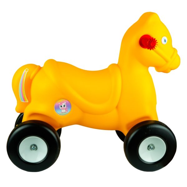 Calut cu roti, galben - ROBENTOYS - imagine 4