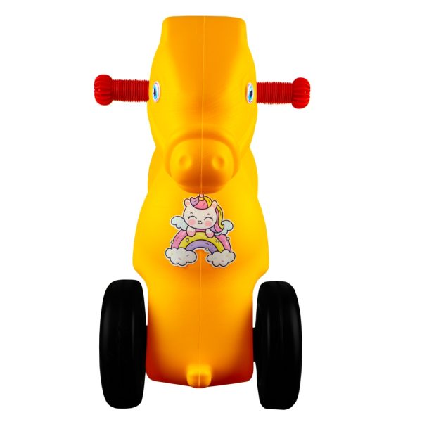Calut cu roti, galben - ROBENTOYS - imagine 5