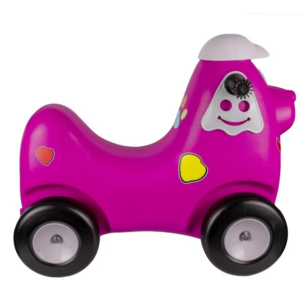 Catel balansoar 2 in 1, roz - ROBENTOYS - imagine 5