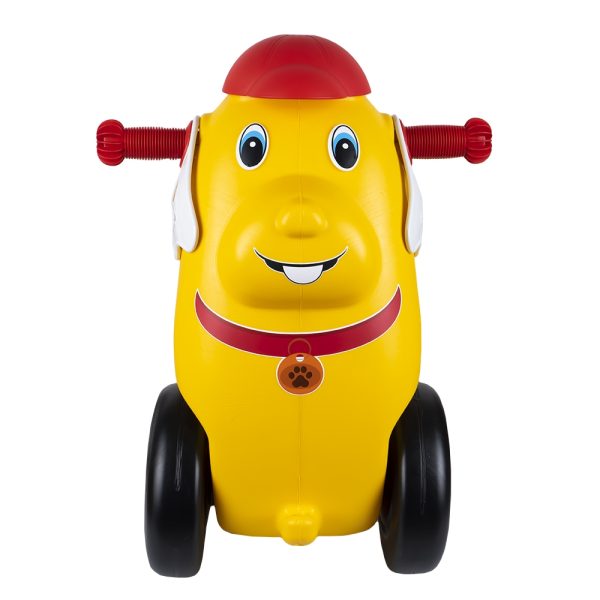 Catel cu roti, galben - ROBENTOYS - imagine 5