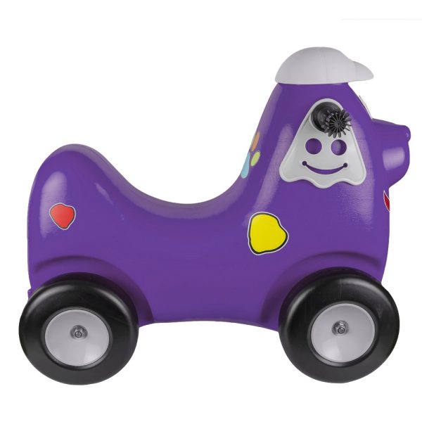 Catel cu roti, mov - ROBENTOYS - imagine 4