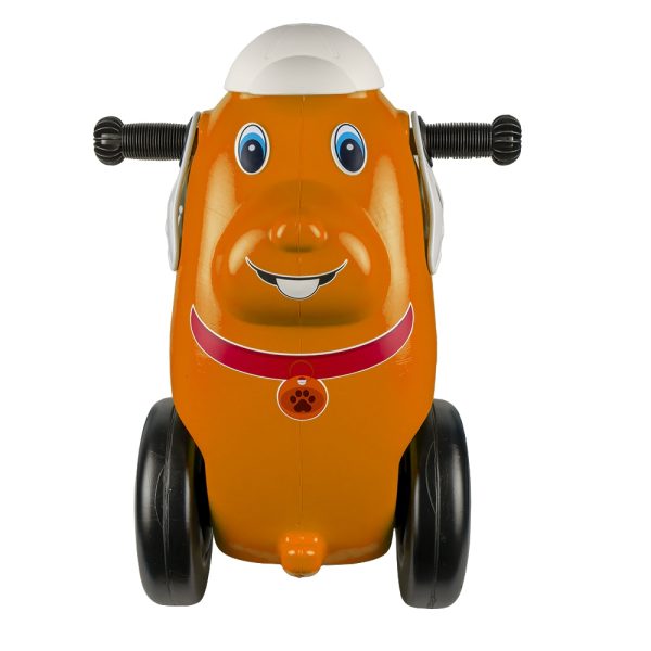 Catel cu roti, portocaliu - ROBENTOYS - imagine 5