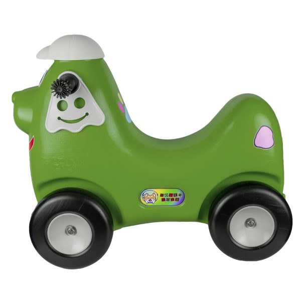 Catel cu roti, verde - ROBENTOYS - imagine 2