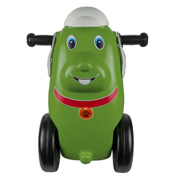Catel cu roti, verde - ROBENTOYS - imagine 5