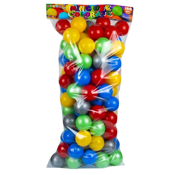 Mingiute plastic, 7 cm, 100 buc/punga - ROBENTOYS - imagine 5