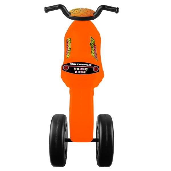 Motocicleta fara pedale, portocalie - ROBENTOYS - imagine 3