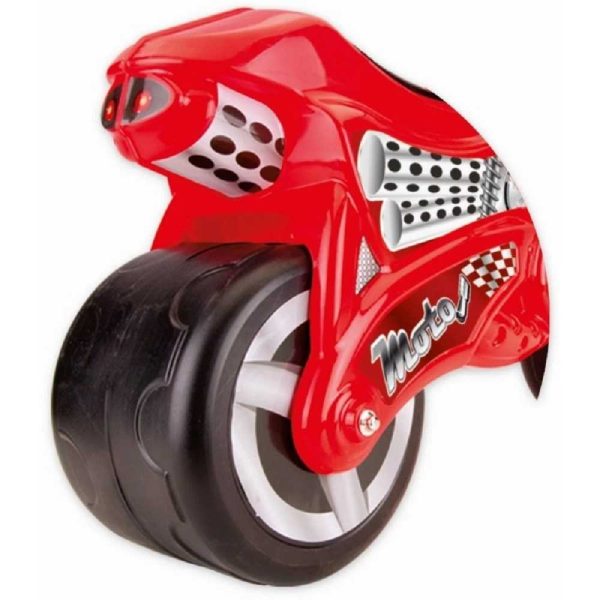 Motocicleta fara pedale, rosu, 50x71x27 cm - Dolu - imagine 3