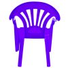 Scaunel din plastic, mov, 40x35x54.5 cm - ROBENTOYS - imagine 4