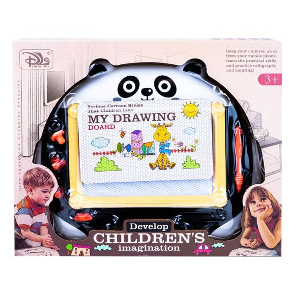 Tablita magica + stampile, Panda - imagine 2
