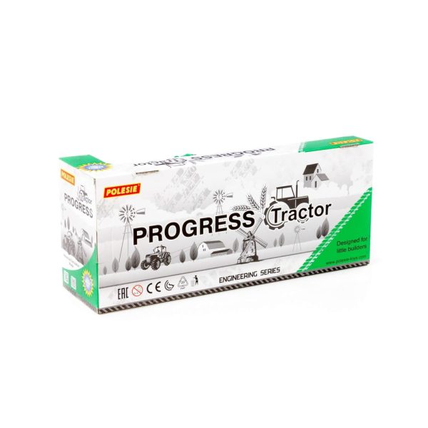 Tractor cu remorca lemne - Progresso, 40x11.5x17  cm, Polesie - imagine 8