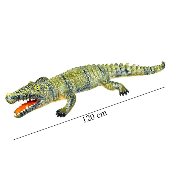Crocodil din PVC, 120 cm - imagine 2