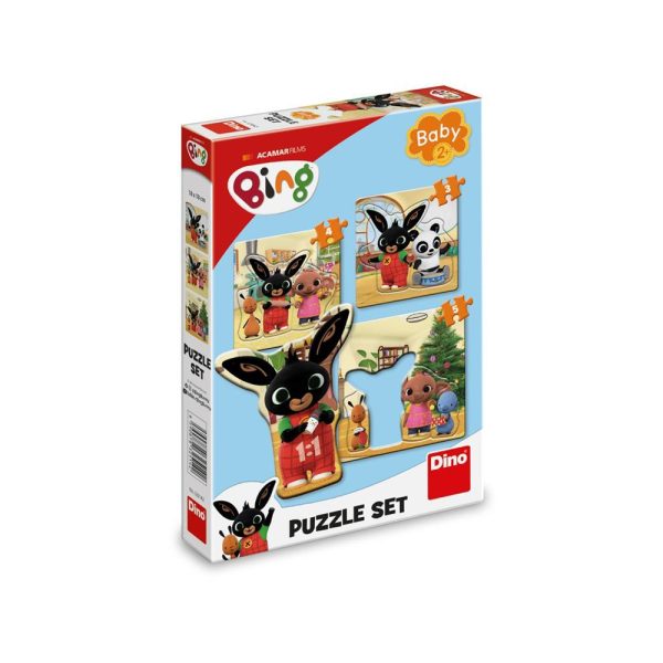 Puzzle 3 in 1, Bing si prietenii - DINO TOYS - imagine 3