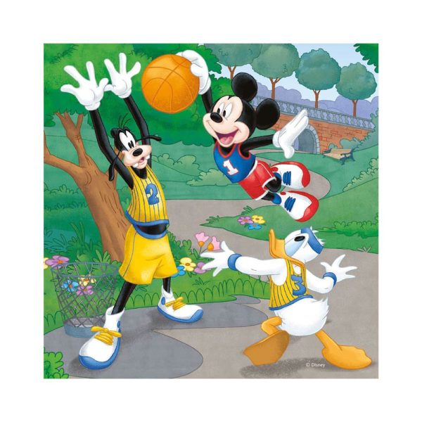 Puzzle 3x55 piese, Mickey si Minnie - DINO TOYS - imagine 4