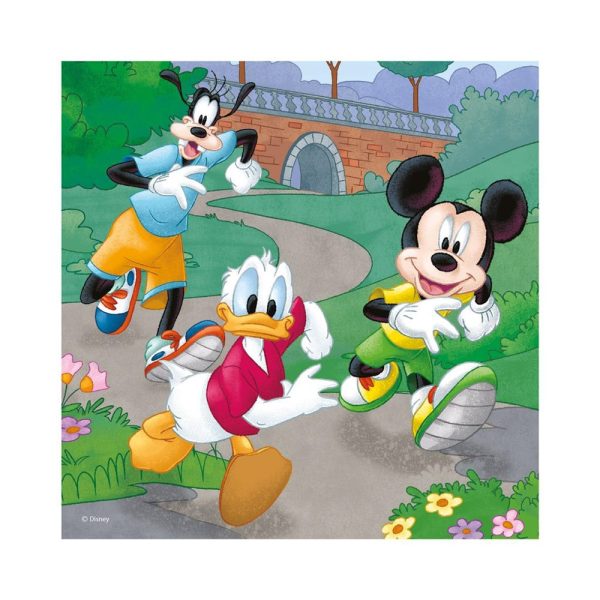 Puzzle 3x55 piese, Mickey si Minnie - DINO TOYS - imagine 6