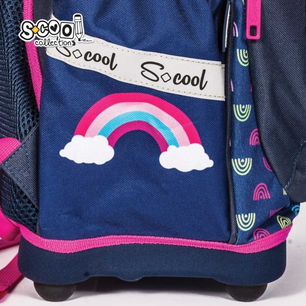 Ghiozdan anatomic RAINBOW, 38x39x19.5 cm - S-COOL - imagine 6