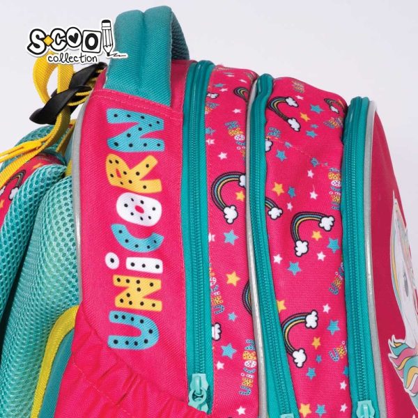 Ghiozdan anatomic UNICORN, 38x39x19.5 cm - S-COOL - imagine 7