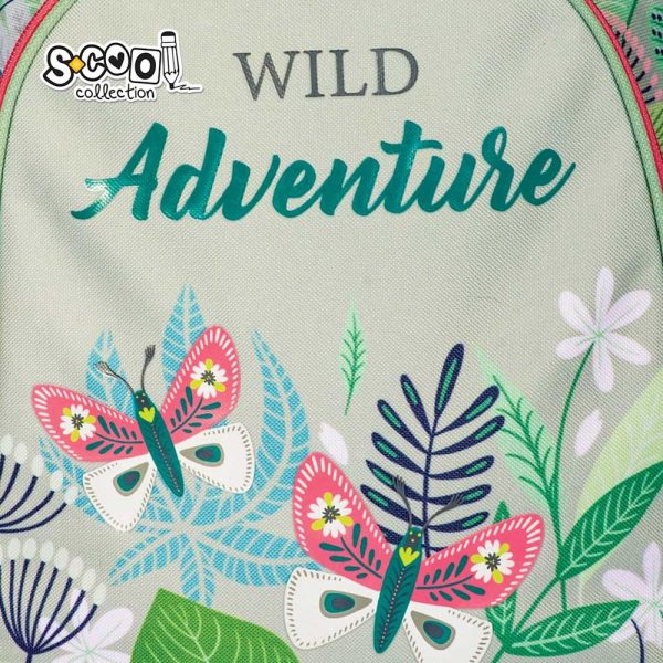 Ghiozdan anatomic WILD ADVENTURE, 38x39x19.5 cm - S-COOL - imagine 5