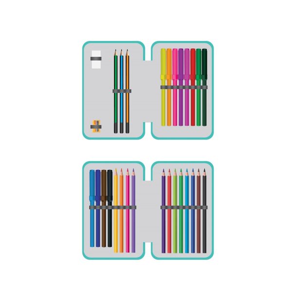 Penar echipat, 2 fermoare, 29 piese, STREET BALL - S-COOL - imagine 2