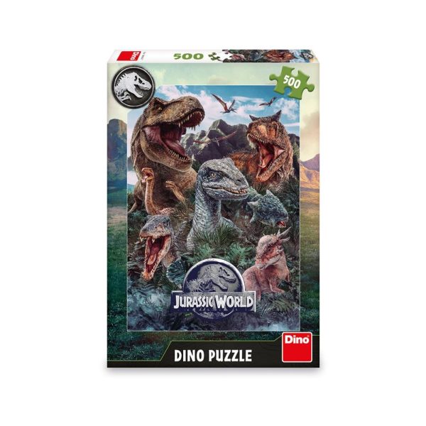 Puzzle 500 piese, Jurasic World - DINO TOYS - imagine 2
