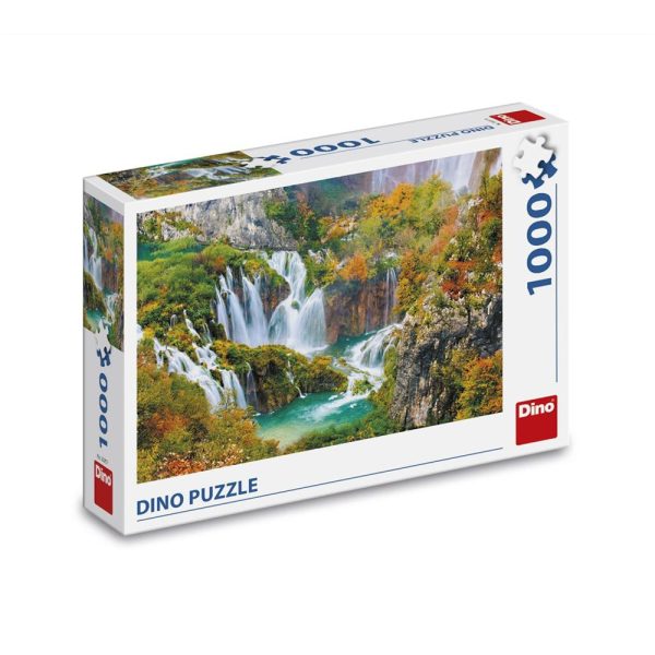 Puzzle 1000 piese, Lacurile Plitvice - DINO TOYS - imagine 3