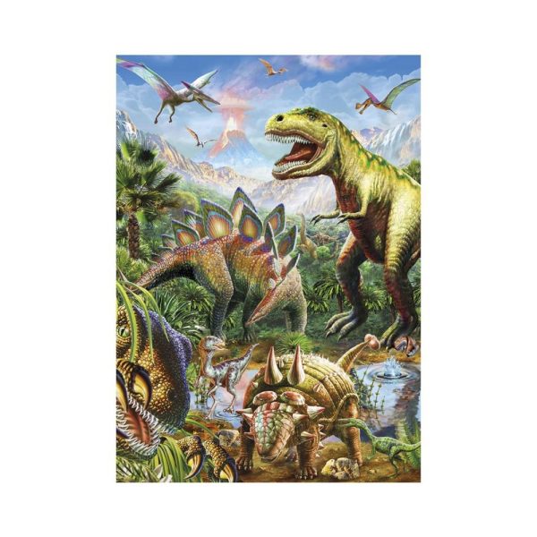 Puzzle neon Dinozauri, 100 piese - DINO TOYS - imagine 4