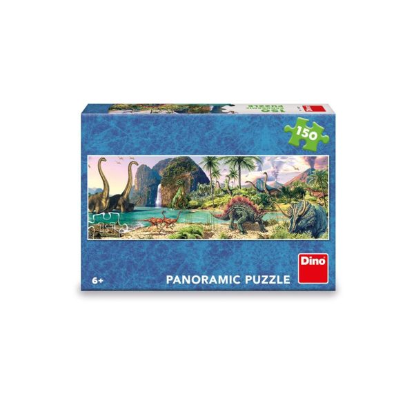 Puzzle panoramic Dinozauri, 150 piese - DINO TOYS - imagine 2