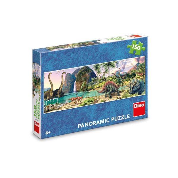 Puzzle panoramic Dinozauri, 150 piese - DINO TOYS - imagine 3
