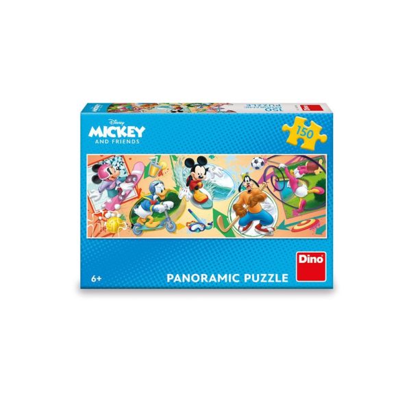 Puzzle 150 piese, panoramic, Micky - DINO TOYS - imagine 2