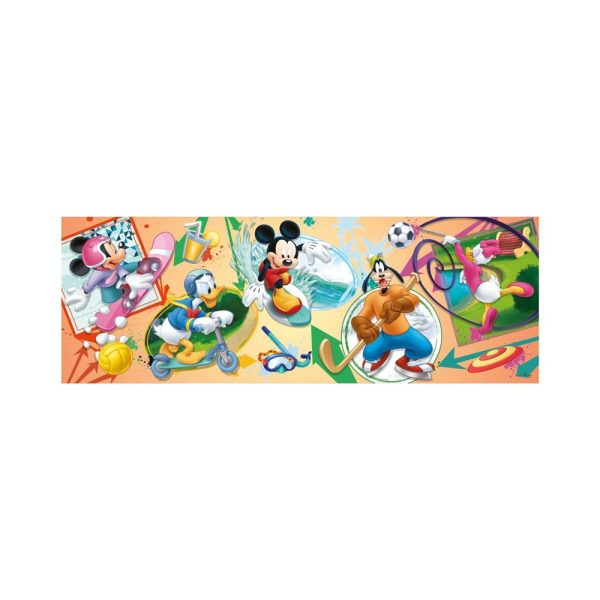 Puzzle 150 piese, panoramic, Micky - DINO TOYS - imagine 4
