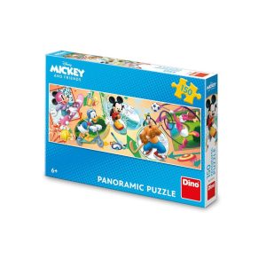 Puzzle 150 piese, panoramic, Micky - DINO TOYS