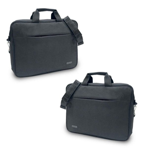 Geanta laptop, neagra, 39x7x30 cm - OFFISHOP - imagine 3