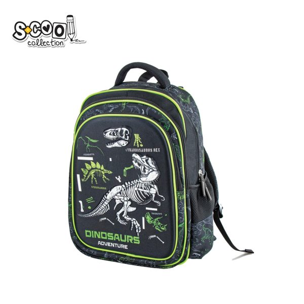 Ghiozdan 3D DINOSAURS, 38x35x20 cm - S-COOL - imagine 2