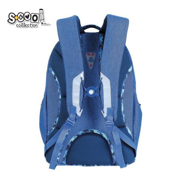 Ghiozdan anatomic compartiment laptop, 29x22x43 cm - S-COOL - imagine 2