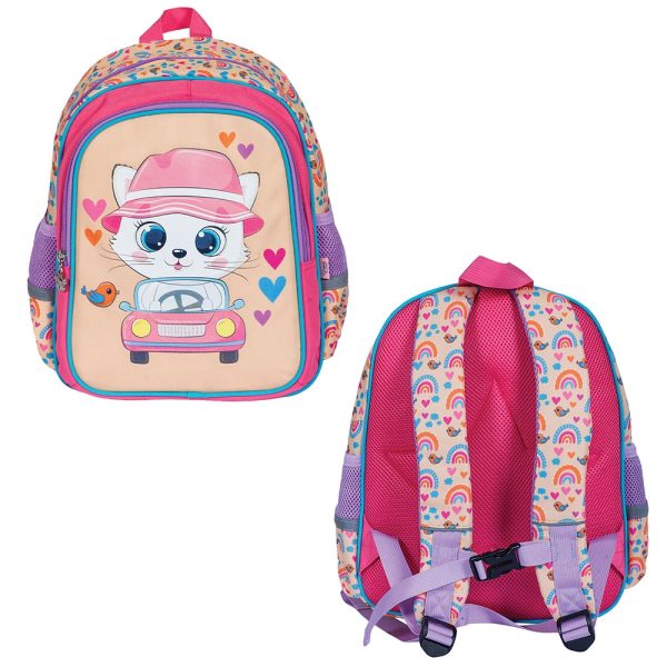 Ghiozdan gradinita KITTY, 33x27x15 cm - S-COOL - imagine 3