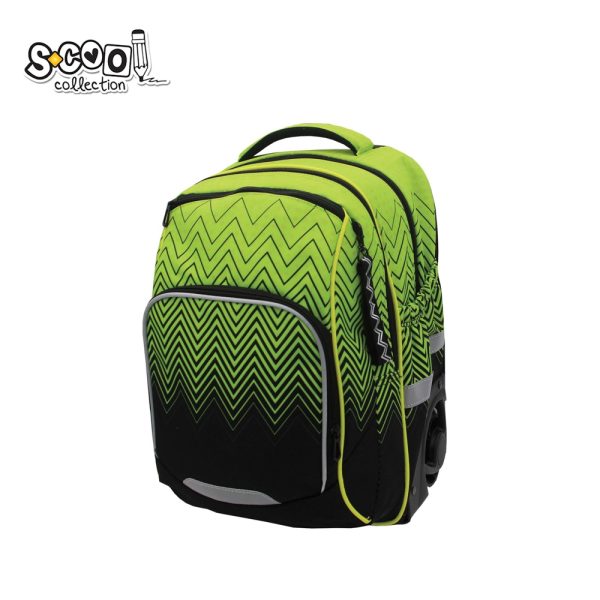 Ghiozdan trolley premium, compartiment laptop, 34x20x49 cm - S-COOL - imagine 6