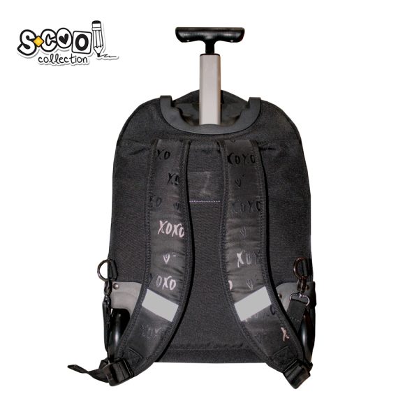 Ghiozdan trolley premium, compartiment laptop, 34x20x49 cm - S-COOL - imagine 5