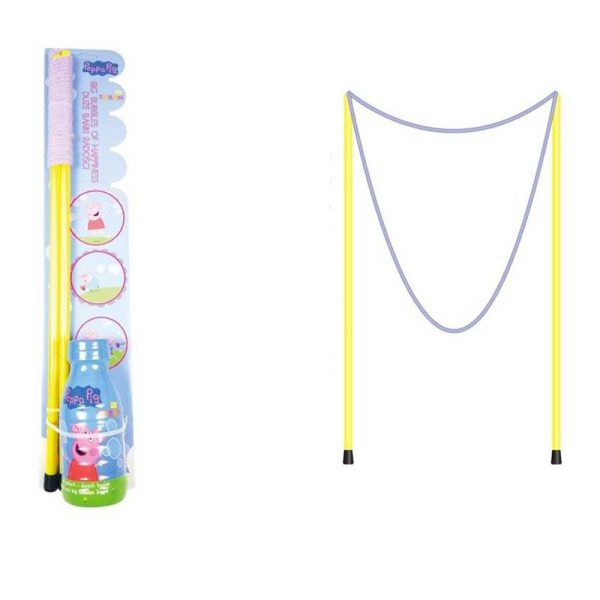 Set bagheta 50cm + solutie pentru baloane de sapun, 250ml, Peppa Pig - TUBAN - imagine 2