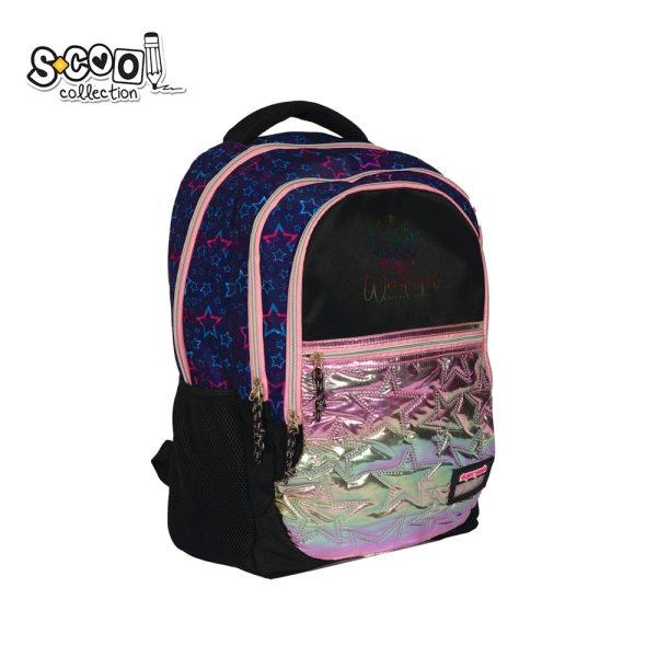 Ghiozdan compartiment laptop, SUPERPACK, 46x32x15 cm - S-COOL - imagine 3
