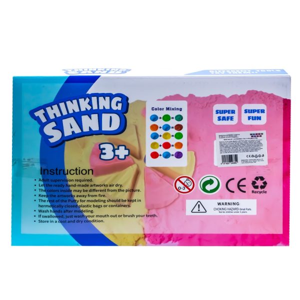 Nisip magic + accesorii, 1 kg, 2 culori/cutie - imagine 3