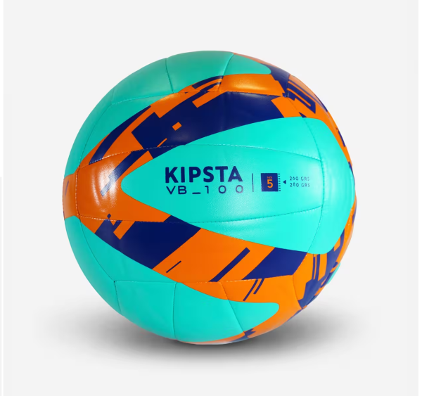 Minge Volei VB100 ALLSIX Albastru-Turcoaz Mărimea 5
