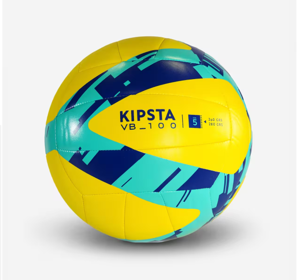 Minge Volei VB100 ALLSIX Galben Mărimea 5