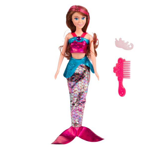 Papusa sirena, cu accesorii - Toi-Toys - imagine 4