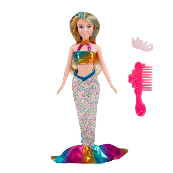 Papusa sirena, cu accesorii - Toi-Toys - imagine 5