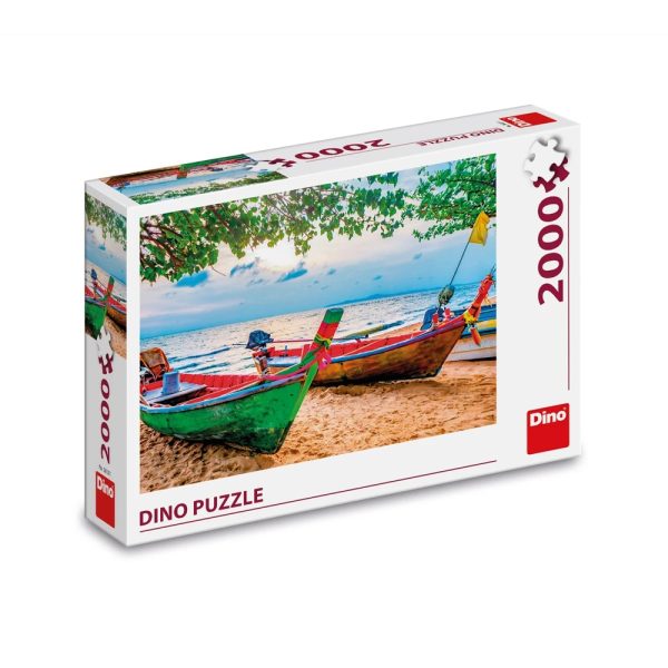 Puzzle Barcile pescarilor, 2000 piese - DINO TOYS - imagine 3