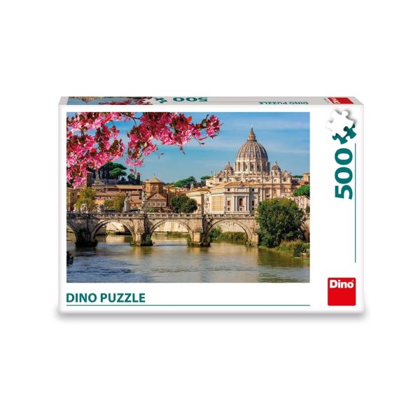 Puzzle 500 piese, Bazilica Sfantul Petru - DINO TOYS - imagine 2