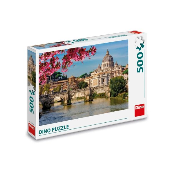 Puzzle 500 piese, Bazilica Sfantul Petru - DINO TOYS - imagine 3