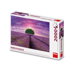 Puzzle 2000 piese, Camp cu lavanda - DINO TOYS
