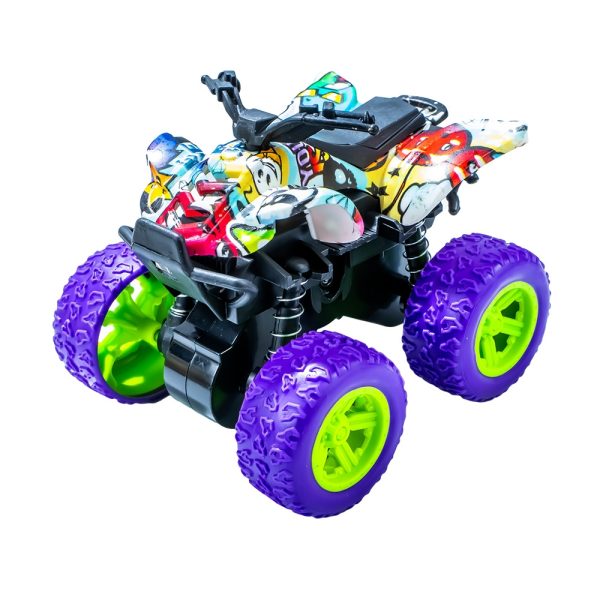 ATV-uri cu frictiune, 8.8x8.2x7.8 cm, 12 buc/set - imagine 2